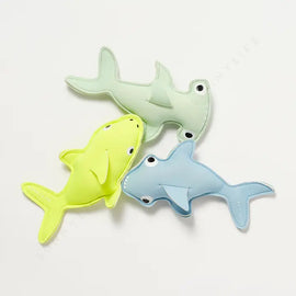 Salty the Shark Dive Buddies Aqua Neon Yellow Set of 3 - 0