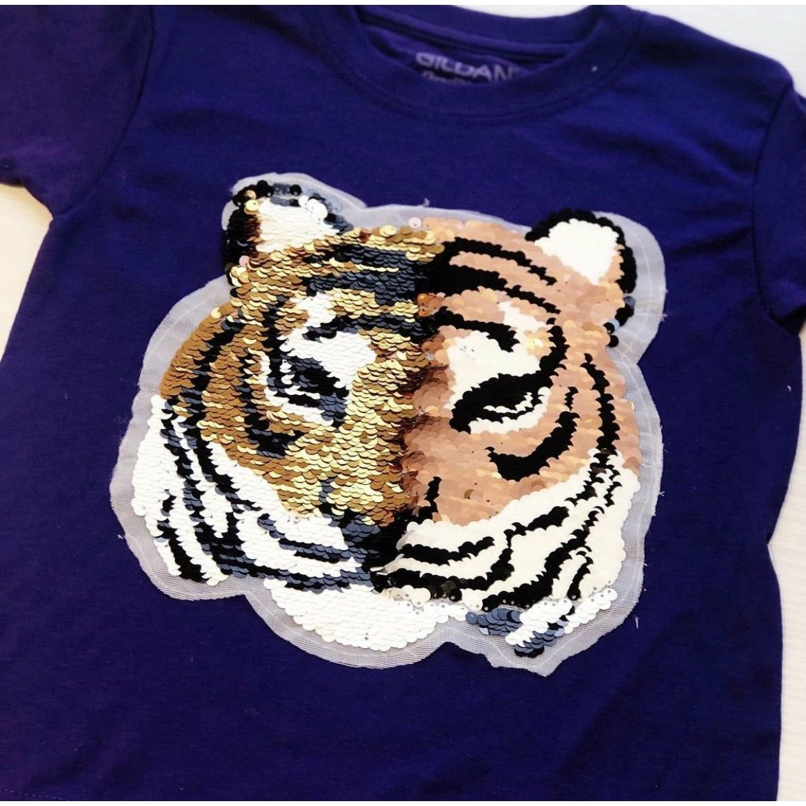 Boys Short Sleeve Tiger Graphic Tee