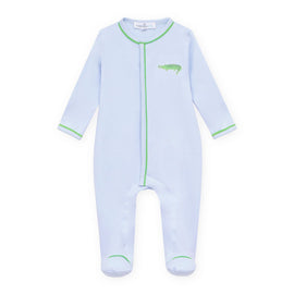 Bayou Baby Light Blue Footie