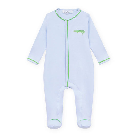 Bayou Baby Light Blue Footie