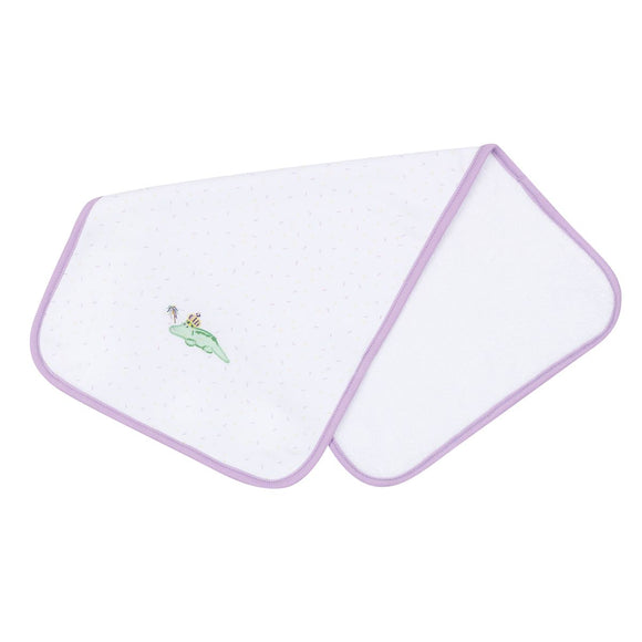 Bayou Pals Lilac Burp Cloth Magnolia Baby