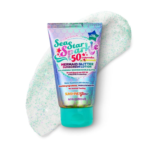 Sea Star Sparkle Party Cake Spf 50 Glitter Sunscreen