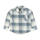 Alpine Plaid Flannel Long Sleeve Button Down Shirt-1