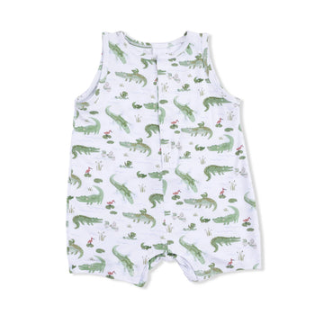 Crayon Alligators Romper