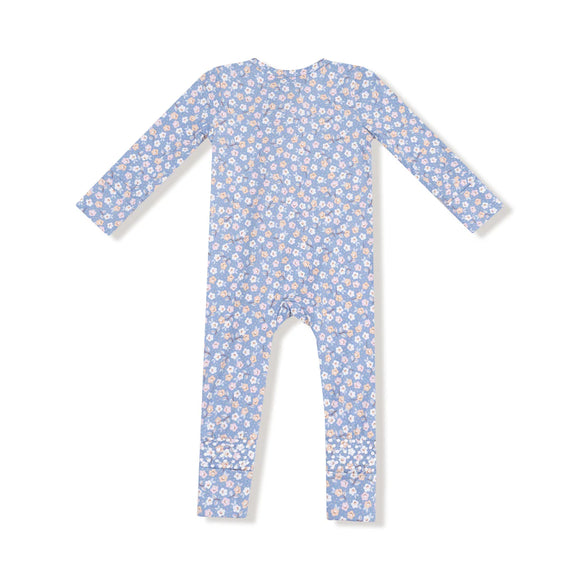 Country Calico 2 Way Zipper Romper