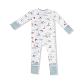 Migrating Mallards 2 Way Zipper Romper - 0