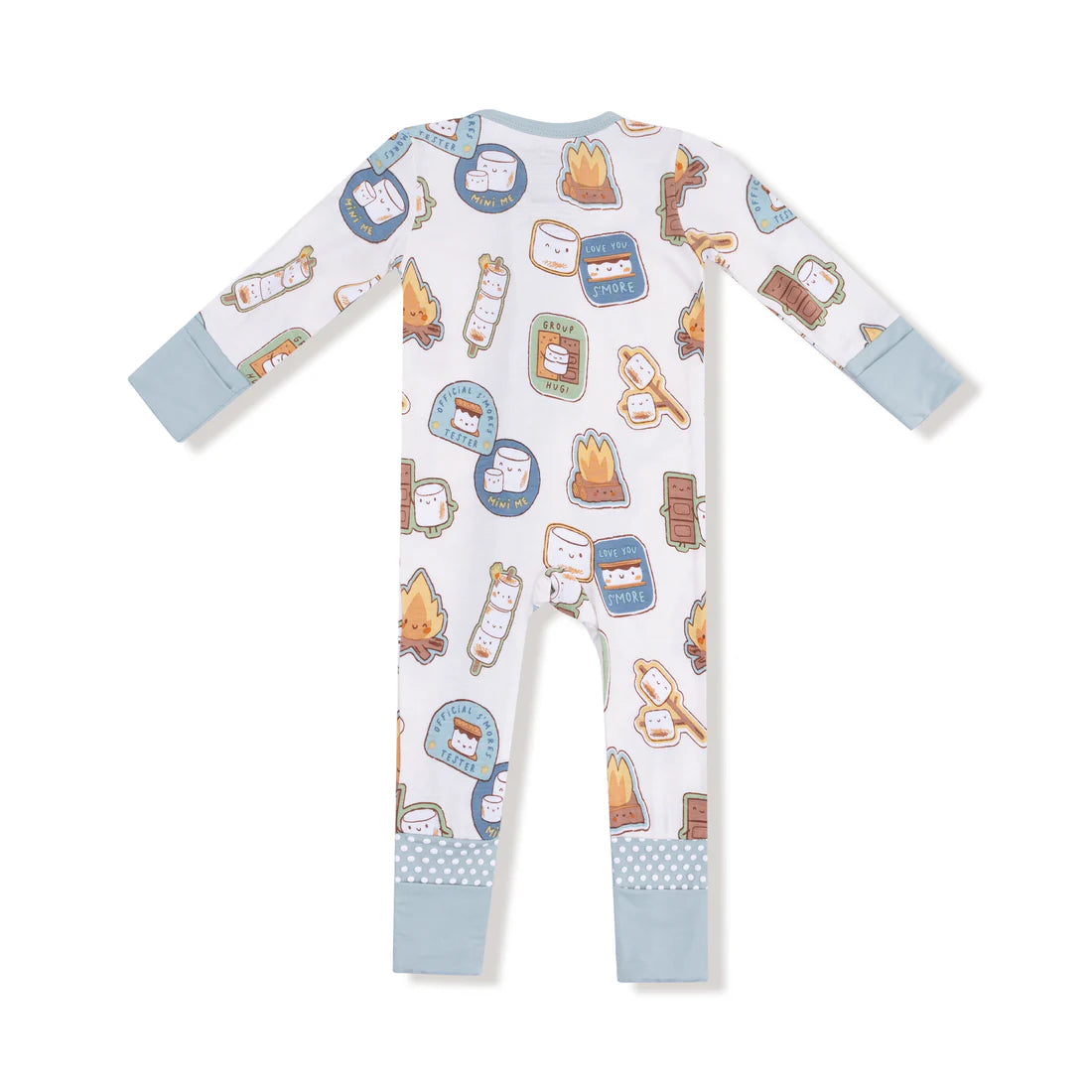 S'mores Two-Way Zipper Romper - 0