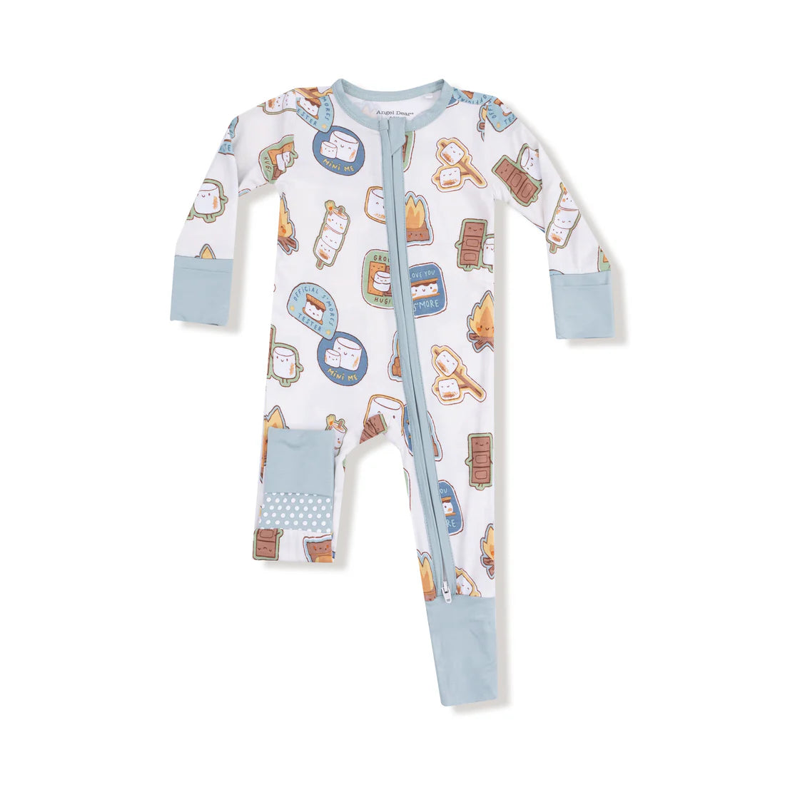 S'mores Two-Way Zipper Romper