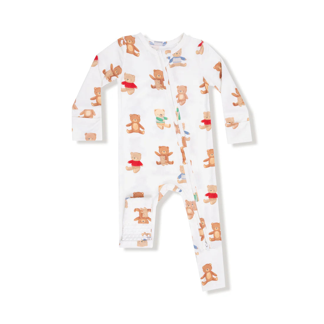 Teddy Bear 2 Way Zipper Romper