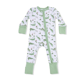 Crayon Alligators Baby Pajamas - 0