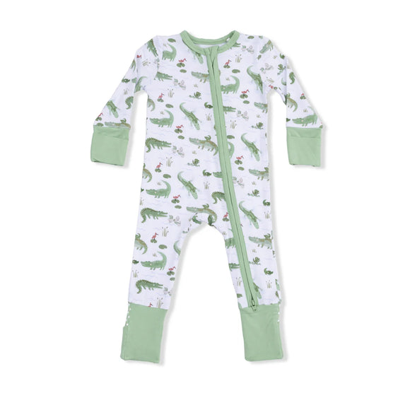 Crayon Alligators Baby Pajamas
