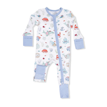 Sailor Sea Creatues Baby Pajamas Boys - 0