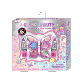 Glow Beauty Eyeshadow & Moody Lipstick, Tie Dye Butterfly