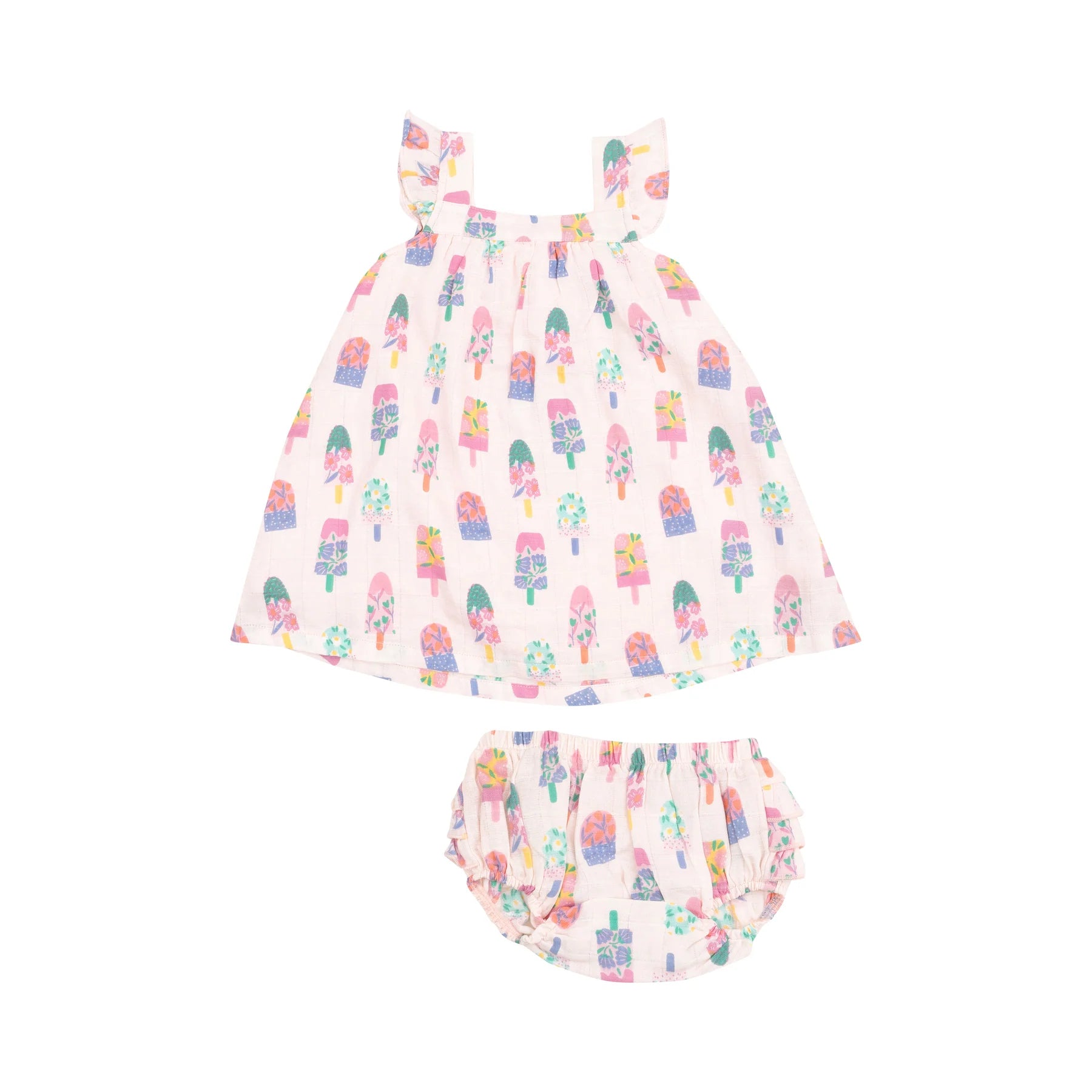 Floral Popsicles Sundress & Diaper Cover