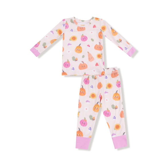 Autumn Pumpkins LS Loungewear Set