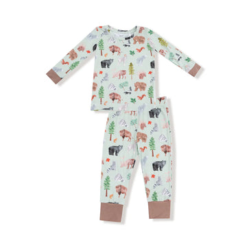 American Woodland Animals LS Loungewear Set