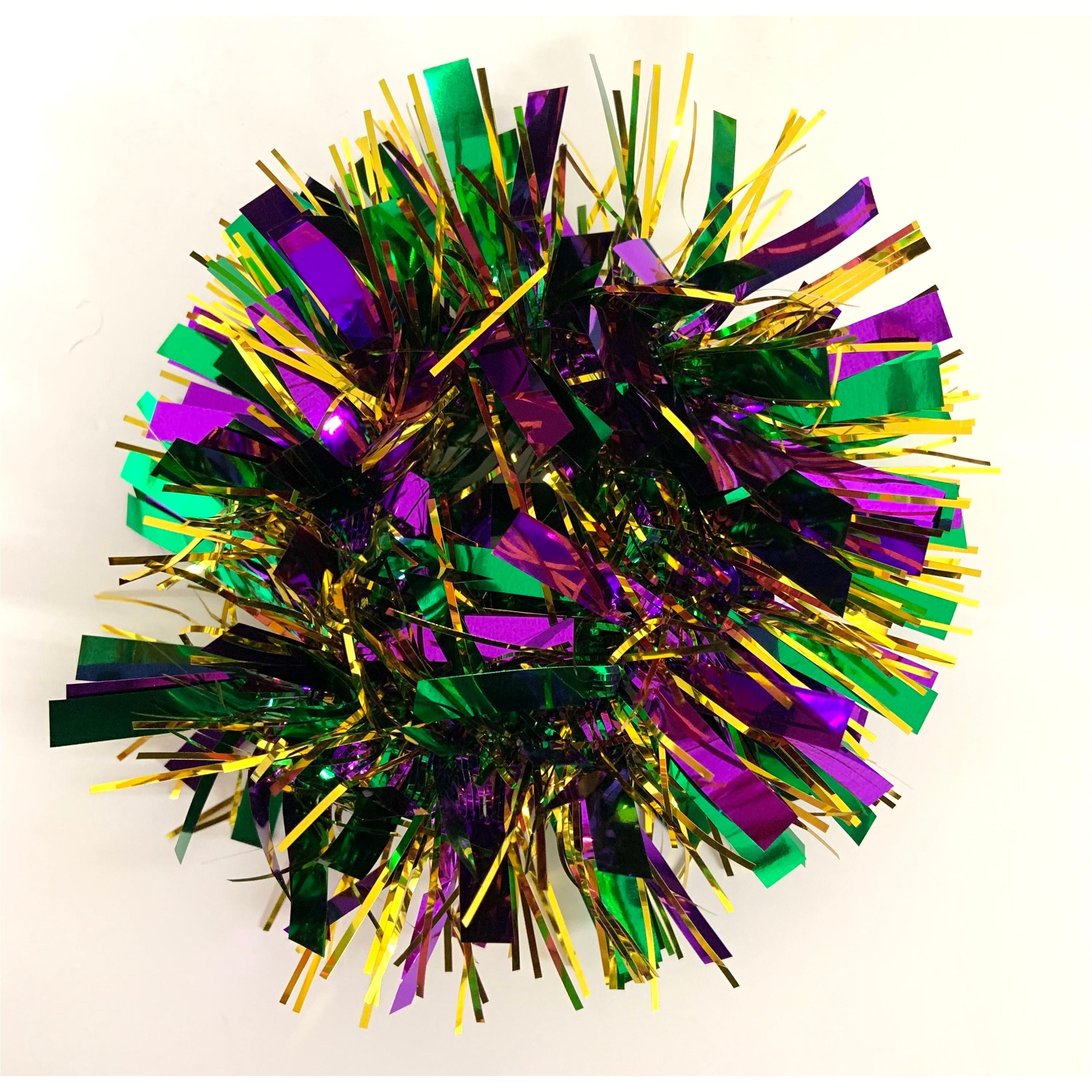 Tinsel Scrunchie Mardi Gras