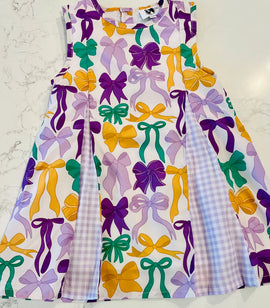 Mardi Gras MamBow Dress