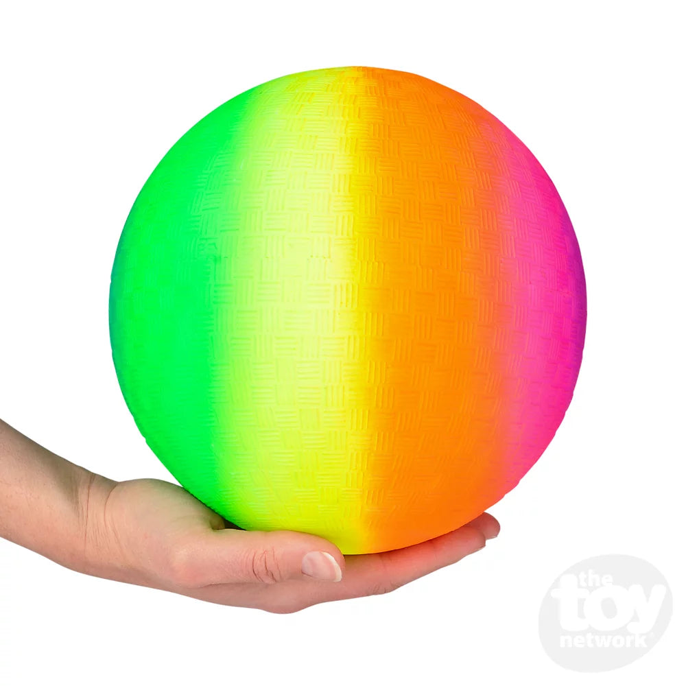 8.5" Rainbow Playground Ball - 0