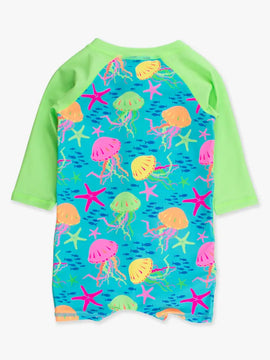 Neon Jelly Time Boys LS One Piece Rash Guard - 0