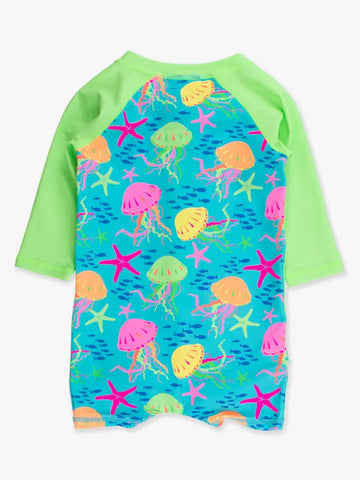 Neon Jelly Time Boys LS One Piece Rash Guard - 0