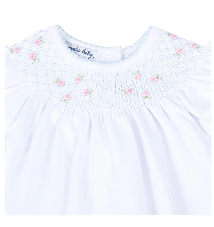 Smocked Flutter Dress