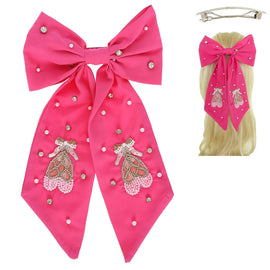 Ballet Hair Bow Clip - 0