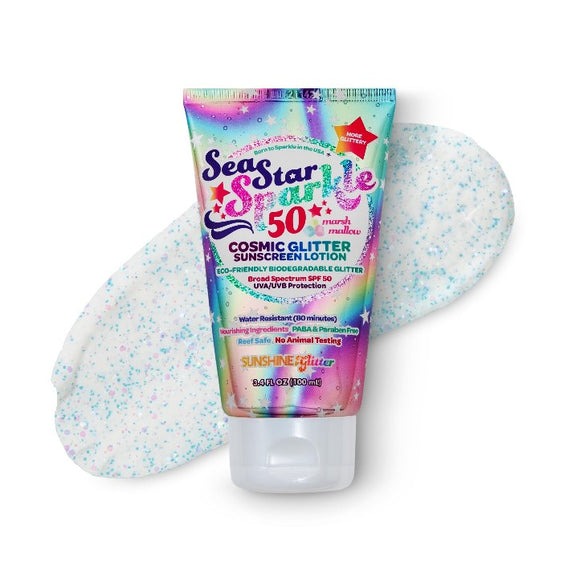 Sea Star Sparkle Party Cake Spf 50 Glitter Sunscreen