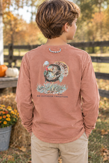 L/S Cotton Pocket T-Shirt – Mocha Mousse Prodoh