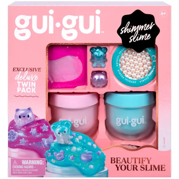 Gui Gui Shimmer Deluxe Duo Slime Pack