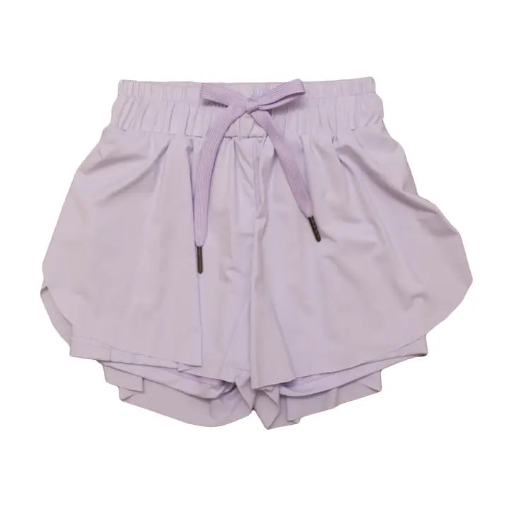 Light Purple Butterfly Shorts
