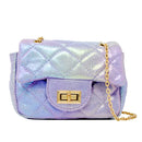 Classic Quilted Shiny Mini Bag-3