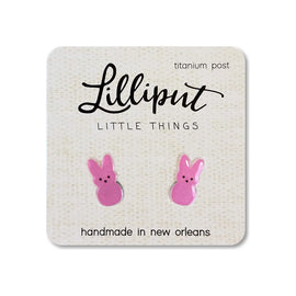 Marshmallow Easter Bunny Earrings