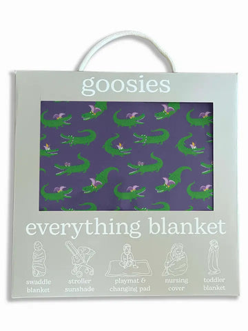 Mardi Gras Alligator Everything Blanket