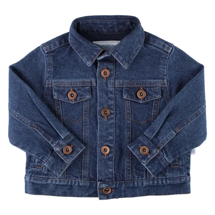 Boys Medium Wash Denim Jacket