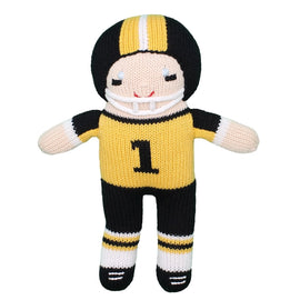 Football Player Knit Rattles