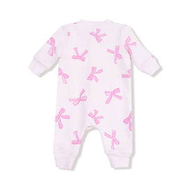 Pretty Bows French Terry Romper - 0