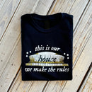 We Make the Rules Kids Tee-Black-1