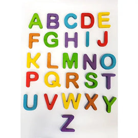 Jumbo 3" Wooden Letters A-Z in Carrying Bag Set/26 - 0