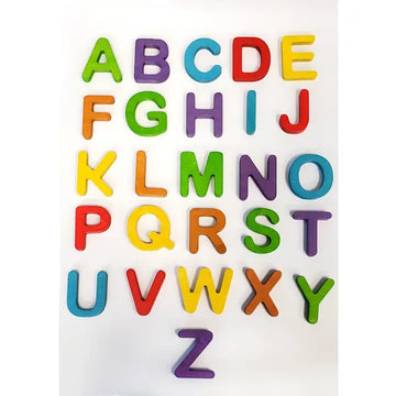 Jumbo 3" Wooden Letters A-Z in Carrying Bag Set/26 - 0