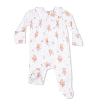 Teddy Bear Ballerina Footie