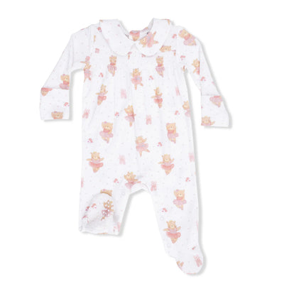 Teddy Bear Ballerina Footie