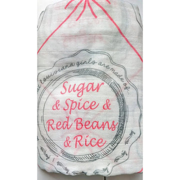 LOUISIANA GIRLS MUSLIN SWADDLE