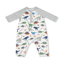Washy Dinos Raglan L/S Romper-1