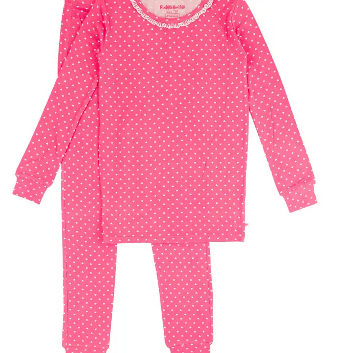 Polka Dot Heart Pajamas