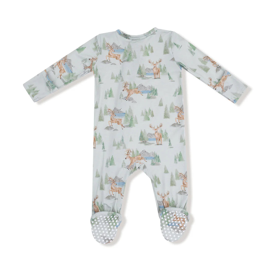Buck Deer 2 Way Zipper Footie - 0
