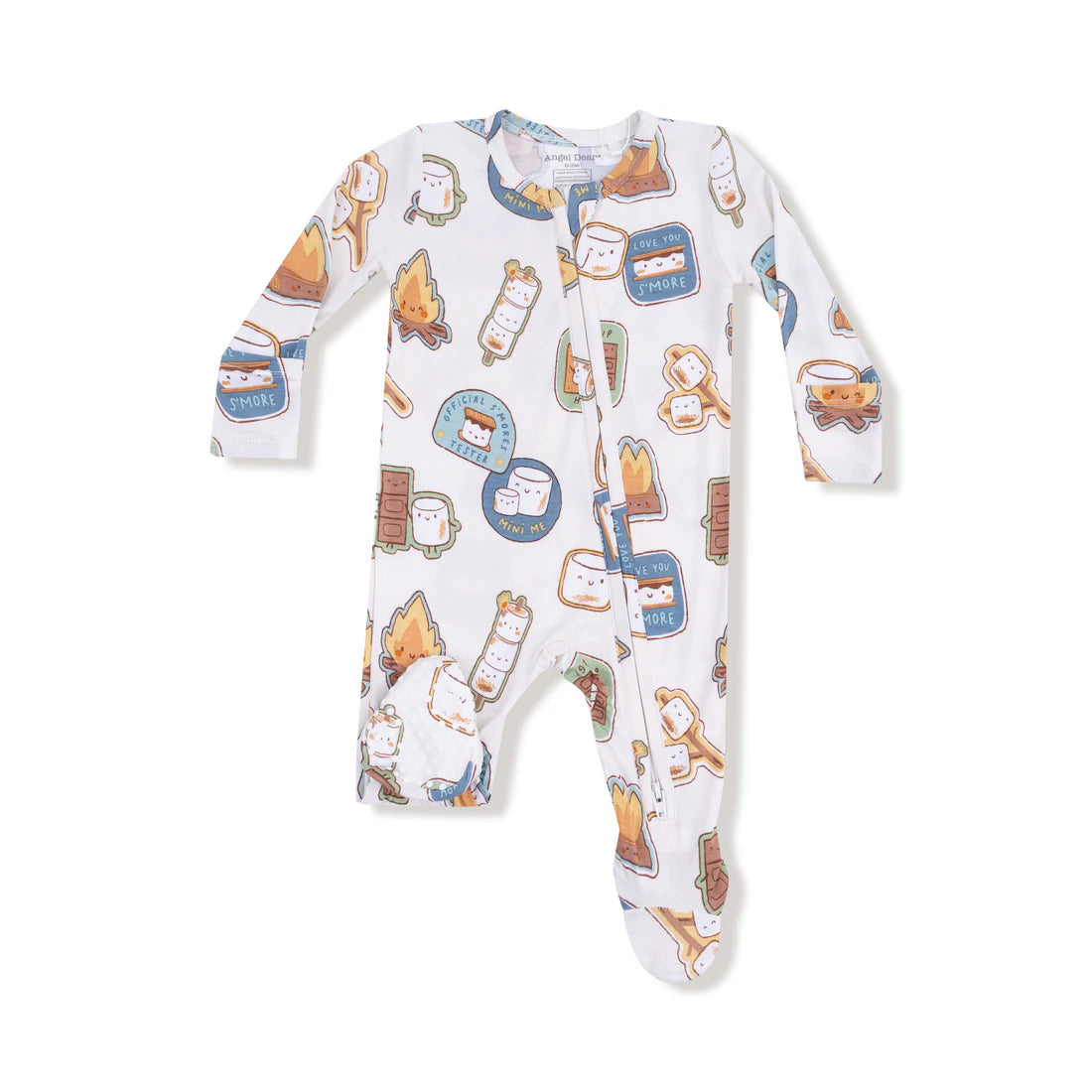 S'mores Two-Way Zipper Footie