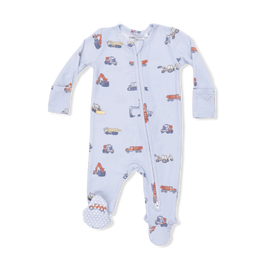 Construction Vehicles Baby Pajamas