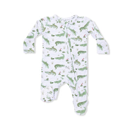 Crayon Alligators Baby Pajamas