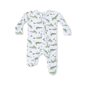 Crayon Alligators Baby Pajamas